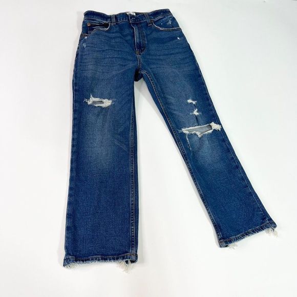 Abercrombie & Fitch Denim - Abercrombie & Fitch Jeans Womens 27 Blue Ultra High Rise Denim Straight Jeans